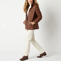 St. John's Bay Womens Midweight Puffer Jacket