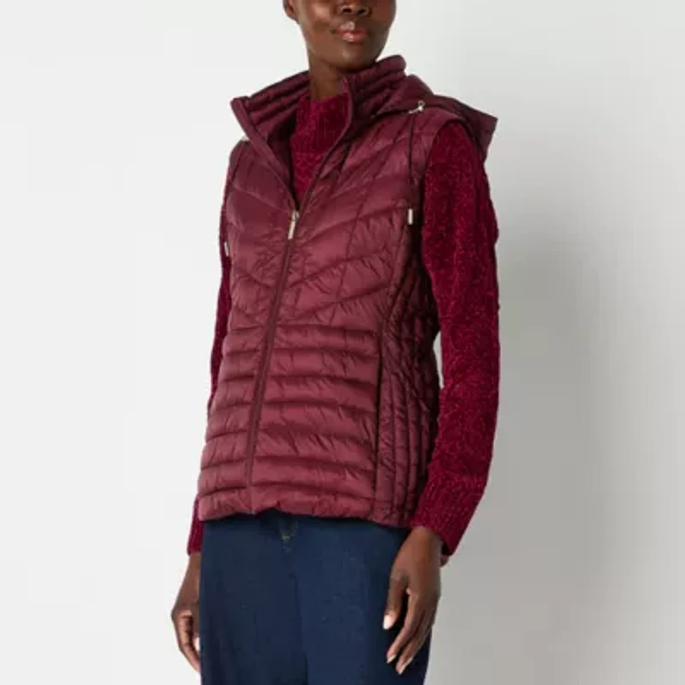 Liz Claiborne Womens Lightweight Puffer Vests