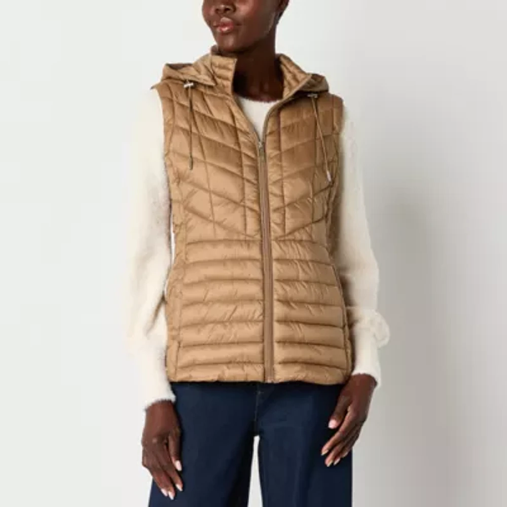 Liz Claiborne Womens Puffer Vest