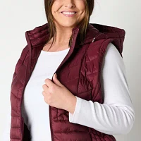 Liz Claiborne Packable Womens Puffer Vests Plus
