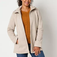 Liz Claiborne Womens Petite Midweight Jacket