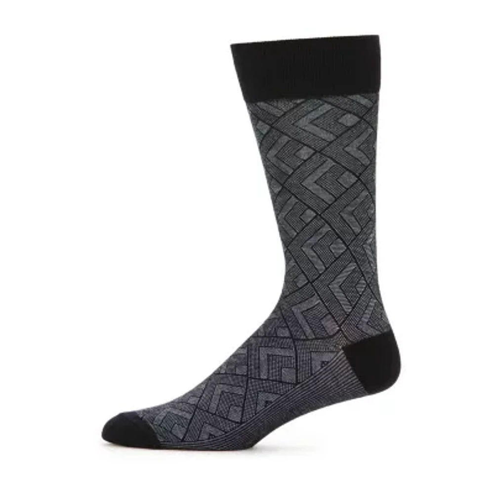 J. Ferrar Dress 1 Pair Crew Socks Mens