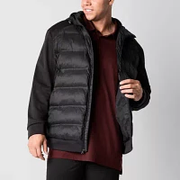 Stylus Mens Fleece Water Resistant Big and Tall Midweight Bomber Jacket