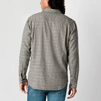 mutual weave Mens Regular Fit Long Sleeve Flannel Shirt