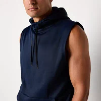 Xersion Performance Fleece Mens Sleeveless Moisture Wicking Hoodie
