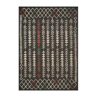 Evette Rios X LR Home Tribal Eclectic 24"X36" Indoor Outdoor Rectangular Accent Rug