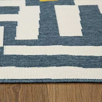 Evette Rios X LR Home Mapa Graphic Print Indoor Outdoor Rectangular Area Rug
