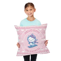 Northwest Hello Kitty Ski Patrol Throw Pillow