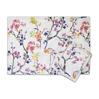 Sweet Home Collection Botanical Printed Wrinkle Resistant Deep Pocket Sheet Set