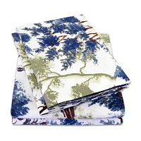 Sweet Home Collection Florence Printed Wrinkle Resistant Deep Pocket Sheet Set