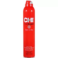 Chi Styling Iron Guard 44 Style & Stay Protecting Strong Hold Hair Spray - 10 oz.