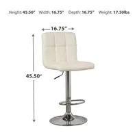 Signature Design by Ashley® Bellatier Set of 2 Upholstered Adjustable Height Barstools