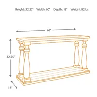 Signature Design by Ashley® Mallacar Console Table