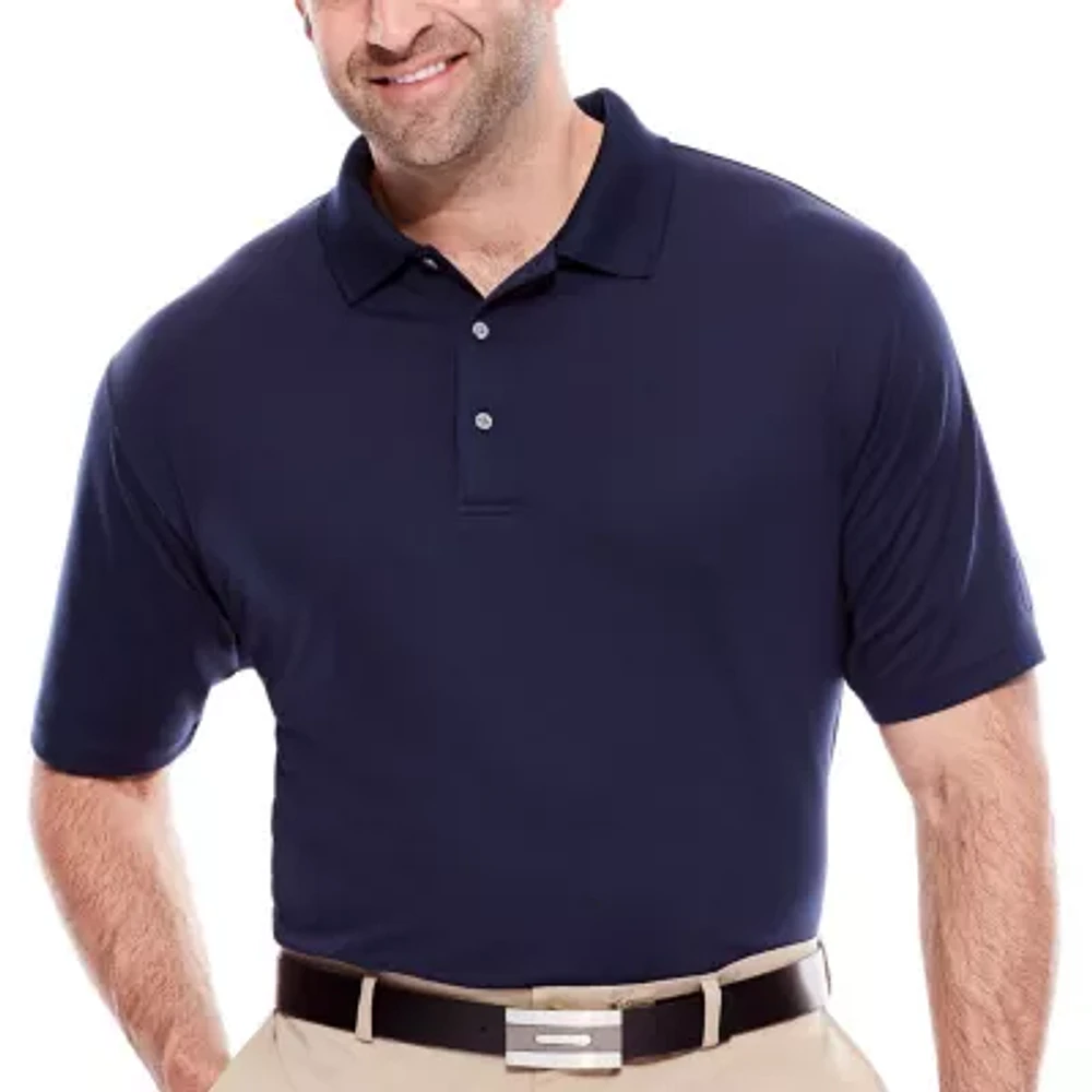 PGA TOUR® Short Sleeve Airflux Solid Polo- Big & Tall