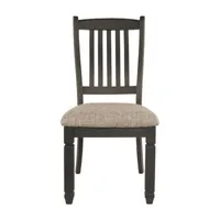 Signature Design by Ashley® Set of 2 Hilton Slatted-Back Upholstered Dining Side Chairs