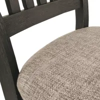 Signature Design by Ashley® Set of 2 Hilton Slatted-Back Upholstered Dining Side Chairs