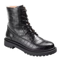 Journee Collection Womens Chandlerr Combat Boots Block Heel