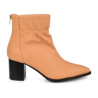 Journee Collection Womens Heddy Stacked Heel Booties