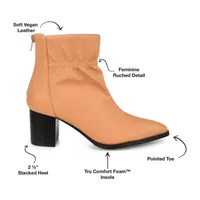 Journee Collection Womens Heddy Stacked Heel Booties