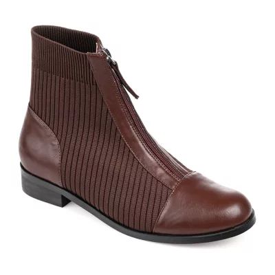 Journee Collection Womens Bexlie Stacked Heel Booties