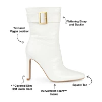 Journee Collection Womens Elanie Block Heel Booties