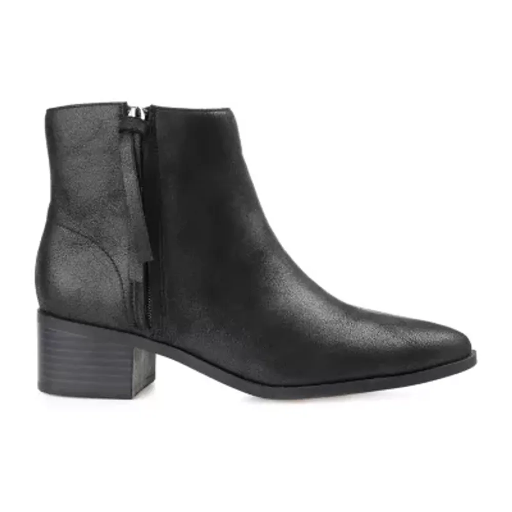 Journee Collection Womens Sadiya Stacked Heel Booties