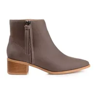 Journee Collection Womens Sadiya Stacked Heel Booties