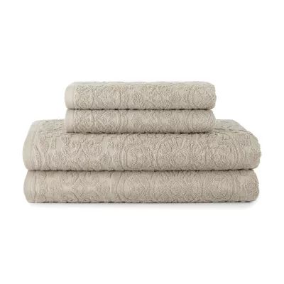 Linden Street Organic Cotton Sculpted Bath Towels