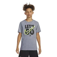 Nike 3BRAND by Russell Wilson Big Boys Crew Neck Short Sleeve Graphic T-Shirt