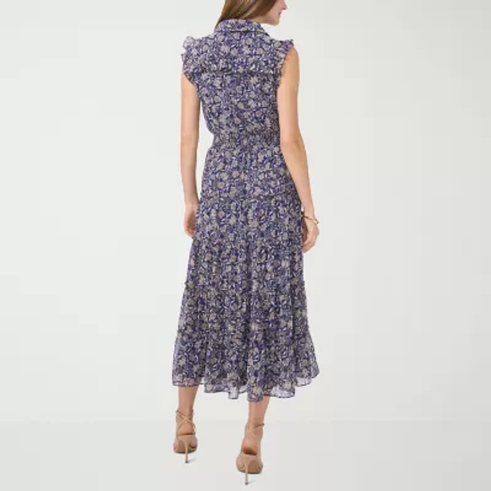 Sam And Jess Womens Sleeveless Floral Maxi Dress