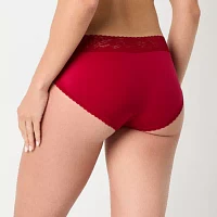 Ambrielle Everyday Cheeky With Lace Trim Panty