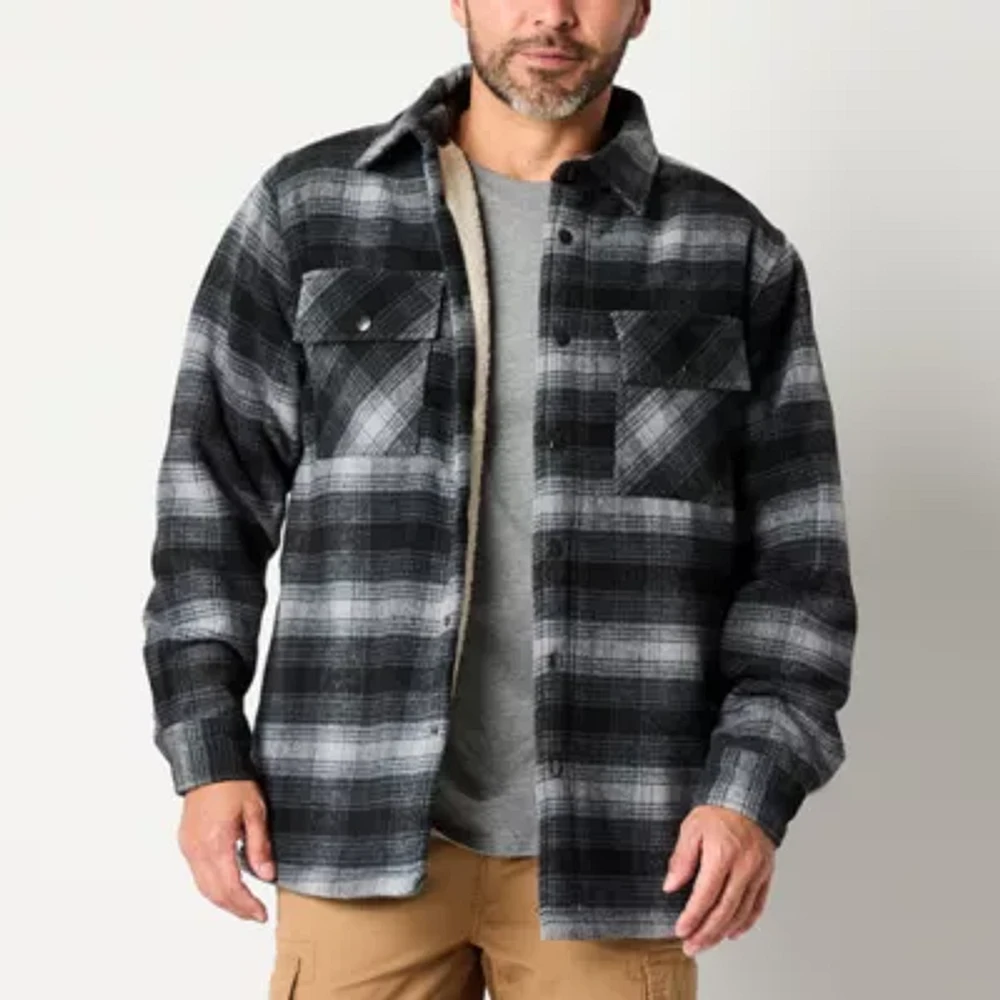 Victory Mens Sherpa Lined Heavyweight Shirt Jacket