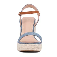 New York & Company Womens Unita Wedge Sandals