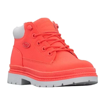 Lugz Womens Drifter Ripstop Flat Heel Chukka Boots