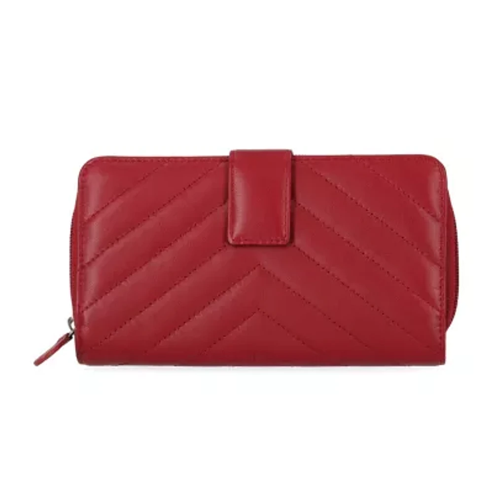 Mundi Leather Womens RFID Blocking Wallet