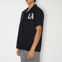 Forever 21 Mens Short Sleeve Los Angeles Button-Down Shirt