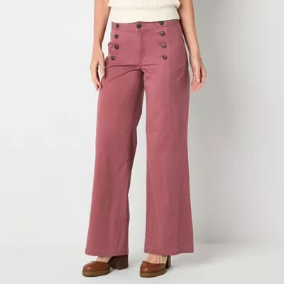 St. John's Bay-Tall Regular Fit Wide Leg Trouser