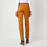 St. John's Bay Tall Womens Mid Rise Straight Leg Jean