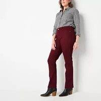 St. John's Bay Tall Womens Mid Rise Straight Leg Jean