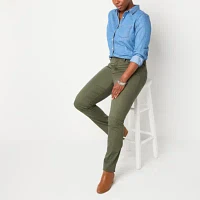 St. John's Bay Tall Womens Mid Rise Straight Leg Jean