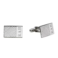 Personalized Snakeskin Pattern Cuff Links