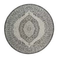 Safavieh Courtyard Collection Adria Oriental Indoor/Outdoor Round Area Rug