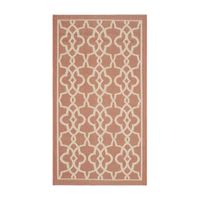 Safavieh Courtyard Collection Ariana Oriental Indoor/Outdoor Area Rug