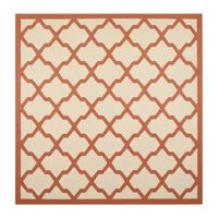Safavieh Courtyard Collection Bailey Geometric Indoor/Outdoor Square Area Rug