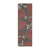 Safavieh Courtyard Collection Bertha Floral Indoor/Outdoor Runner Rug