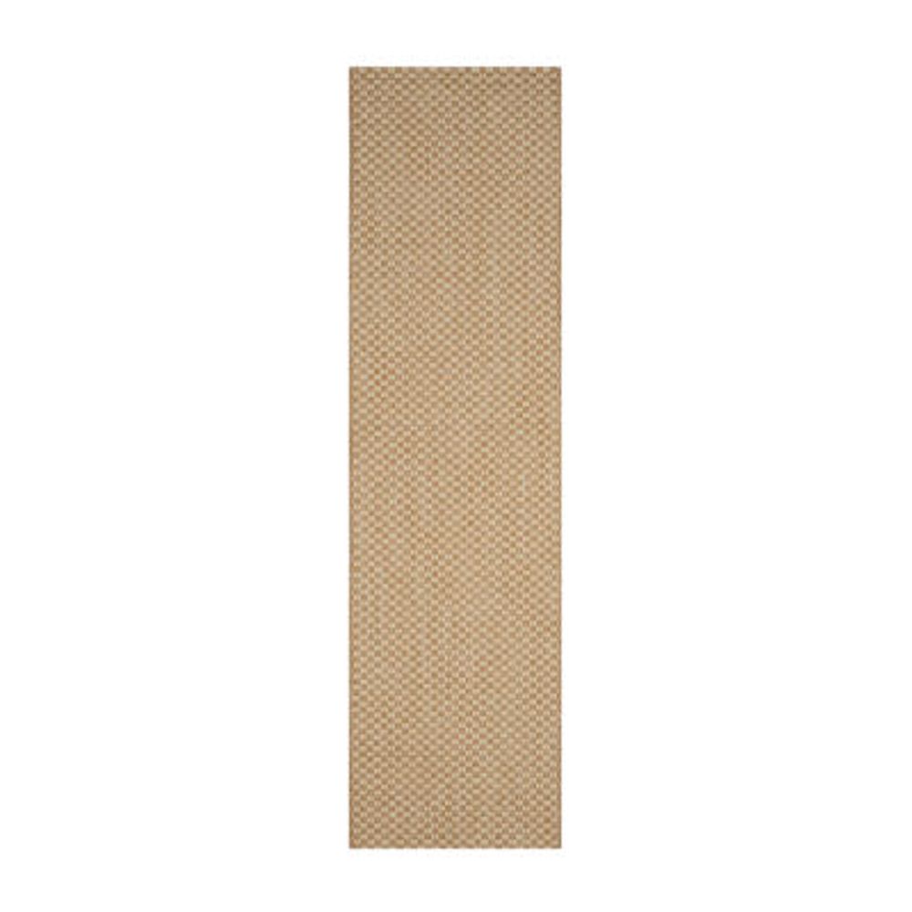 Safavieh Courtyard Collection Blanca Geometric Indoor/Outdoor Runner Rug