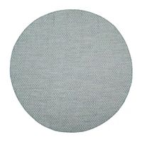 Safavieh Courtyard Collection Blanca Geometric Indoor/Outdoor Round Area Rug