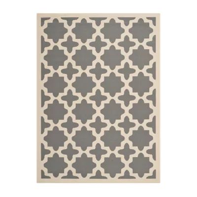 Safavieh Courtyard Collection Bokhara Geometric Indoor/Outdoor Area Rug