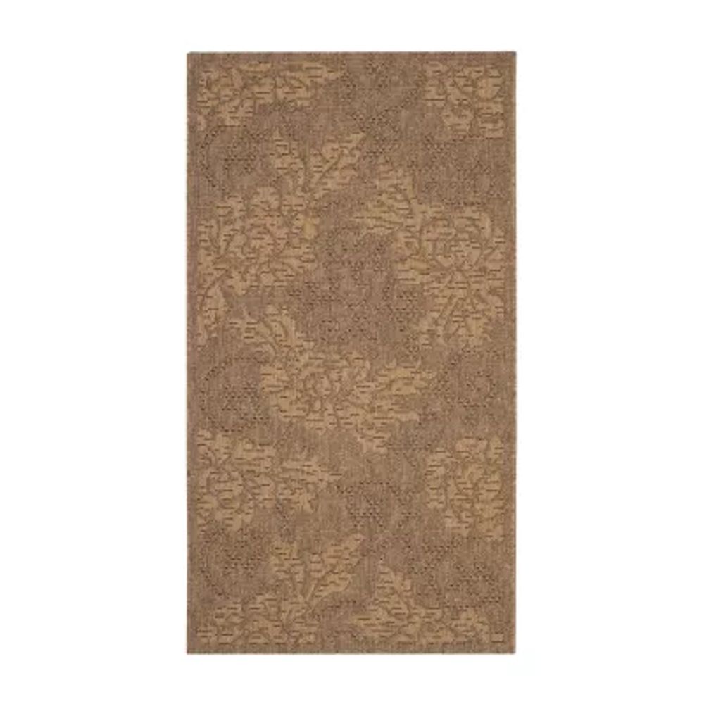 Safavieh Courtyard Collection Bridget Floral Indoor/Outdoor Area Rug