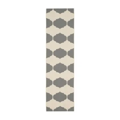 Safavieh Courtyard Collection Celina Geometric Indoor/Outdoor Runner Rug